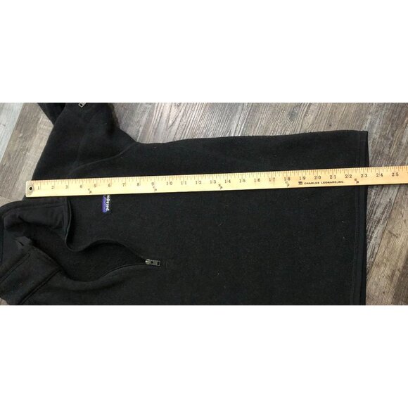 Patagonia Womens Small Black Better Sweater Full Zip Fleece Jacket - Picture 8 of 8